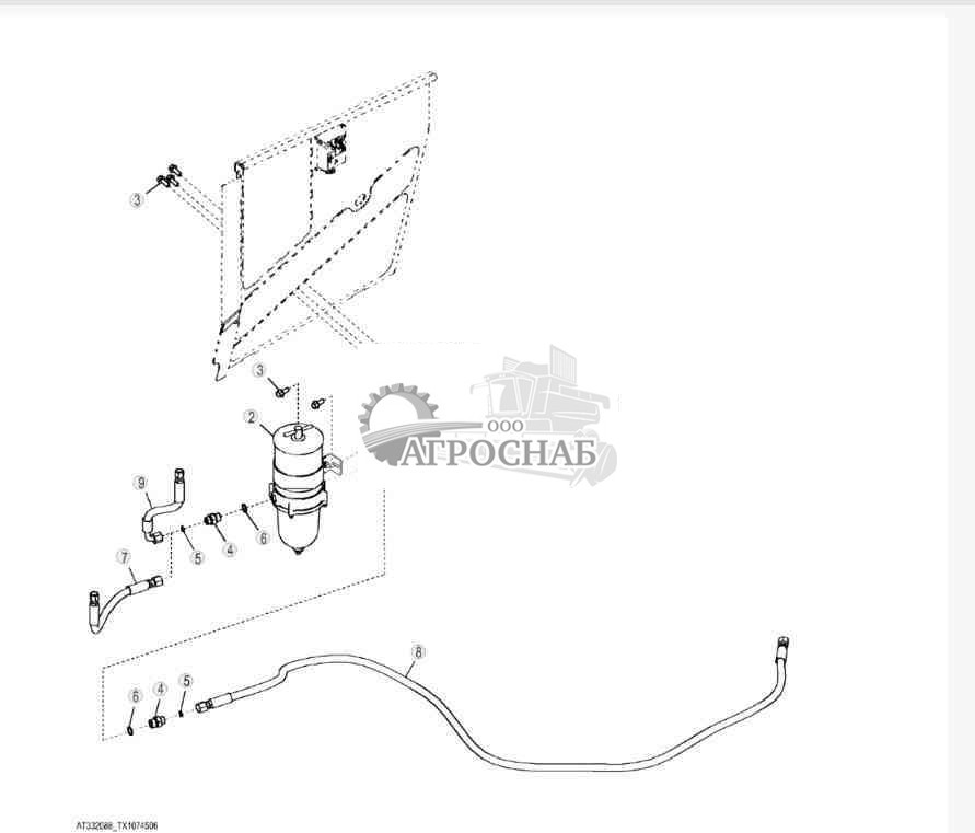 Топл. фильтр и трубопр. 